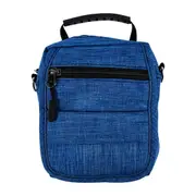 Swosh 3 Zip Design Bag Sling Cross Body Adjustable Shoulder Strap Multi Pockets - Small