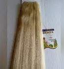 New Weft 18" Blonde #613 Remy Hair Extensions Get instant length & fullness