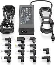 PD90W Universal Laptop Charger 15V 16V 18.5V 19V 19.5V 20V Power Supply AC Adapter, for Lenovo IBM HP Gateway ASUS Acer Dell Samsung Sony Fujitsu Toshiba JBL LCD LG Series Power Cord with 14 chargin