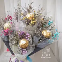 在飛比找蝦皮購物優惠-【KIRA與花花藝．可發票】金莎花束 單支 畢業花束 永生花