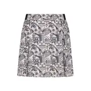 Genuine PING Womens Magic Hole Pattern Pleated Culotte Skirt