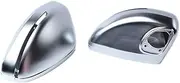 Matt Chromed Side Rearview Mirror Cover Compatible For Audi TT MK2 8J 8J3 8J9 2006 2007 2008 2007 2008 2009 2010 2011 2012 2013 2014 2015
