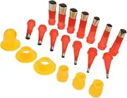 2Sets Caulking Finisher Kit Reusable and Nozzles with Base and Protective Cover for Precise Caulking Applications Home Renovation and Repair