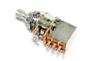 Alpha Push Pull 250K Audio Split Shaft Pot Import Coarse Spline Potentiometer