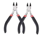 2 Pack Small Wire Cutters,s for Crafts,Flush Cutting Pliers for Side Cutter