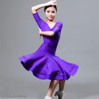 在飛比找蝦皮購物優惠-台灣發貨🌈女童表演服 兒童舞衣 拉丁舞衣 兒童拉丁舞裙 拉丁