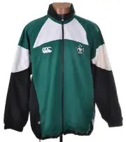 IRELAND 1998/2000 RUGBY UNION TRACK JACKET JERSEY CANTERBURY SIZE S ADULT