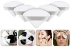 5x Mini Triangle Make Up Tool Cosmetic Cotton Sponge Powder Puff Beauty- White