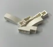 LEGO Parts - White, Slope, Curved 3 x 1, 50950, QTY 5