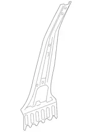 Genuine Honda Inner Pillar 64620-TP6-A50ZZ (for: Honda)