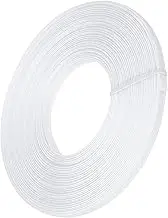 uxcell 24 Yards Polyester Boning for Sewing 8mm Wide Low-Density Sewing Corset Webbing Boning for Bra Sewing Corset Wedding Dress Hat DIY Handbags, White
