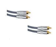 2x HOSA CRA530 30FT Gold Plated OFC RCA Cable Stereo Audio SPEAKER Mixer HIFI