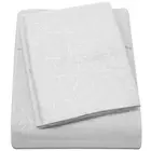 Vine Print 90GSM Microfiber Soft Wrinkle Free Sheet Set-Twin 39x75", White