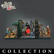 THE WIZARD OF OZ Illuminated Sculptural Bookend Collection