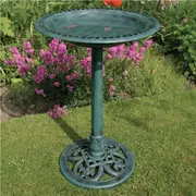70cm Bird Bath Wash Ornament Garden Feeder Statue With Pebbles Outdoor Decor