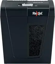 Rexel 2020123EU Paper Shredder, Black, 14 L, Shreds 8-9 (70-80 g/m2) Paper Sheets At A Time