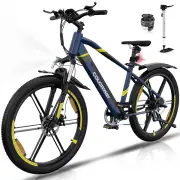 [EU DIRECT] COLORWAY BK7S-CW Electric Bike 36V 12AH Battery 250W Motor 26inch Tires 35-90KM Max Mileage 120KG Max Load E