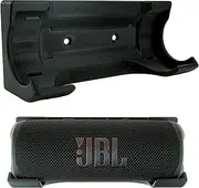Speaker Mount for JBL Flip 6 Portable Speaker | Wall, Ceiling, Pole Mount, Desktop Stand | Shelf Bracket Holder for Home, Office, Car, Truck, Boat, Golf Cart | Adjustable Straps Included (Black)