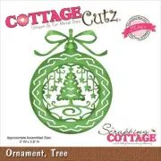 CottageCutz Elites Die ~ Tree Ornament, 3"X3.8" CCE187 Retired Product!