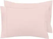 Standard Pillowcase Set of 2 - Bed Pillow Cover - 20"x26" - Pink Pillowcases ...