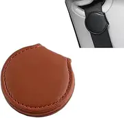 Car Seat Belt Clips,Seat Adjuster Clips,Adult Children Women Comfortable Universal Shoulder and Neck Positione (Brown, One Size)