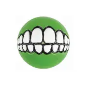Rogz Grinz Ball Lime Dog Toy, SMALL