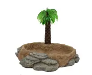 Aquatopia Hermit Crab Palm Tree With Bowl (AQT81043)