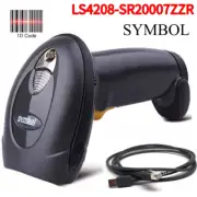 Symbol LS4208-SR20007ZZR Laser Handheld USB 1D Barcode Scanner W/ USB Cable