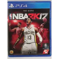 在飛比找蝦皮購物優惠-PS4 二手遊戲光碟 NBA 2K17 中文版