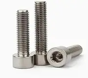2-5pcs/lot DIN912 TA2 Gr2 Titanium Hexagon hex Socket Cap Head Screw M1.6 M2 M2.5 M3 M4 M5 M6 M8 M10 Length 6mm to 60mm(6mm,M1.6 5pcs)
