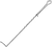 ifundom Meat Flipper: BBQ Food Turner Hook Stainless Steel Pigtail Meat Turner Hook for Outdoor Flipping Grilling Smoking Tools Accessories