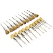 30Pcs Stainless Steel Wire Brush Set Pen Type For Dremel Rotary Tool Accessories