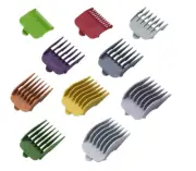 Wahl Clippers Hair Trimmers Cutting Guards Guide Professional Comb Set 10 Pack