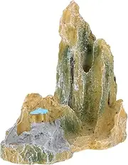 Toddmomy Miniature Zen Garden Resin Rockery Realistic Bonsai Ornament Accessories for Home Office and Therapy Decor Enhance Relaxation with Fake Mountain Figurines and Terrarium Decor