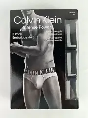 Calvin Klein Mens Underwear Hip Brief 3Pack Intense Power Cotton Stretch S - XXL