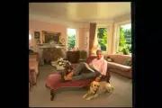 Television presenter Robert Kilroy-Silk photographed at home 1991 TV Old Photo