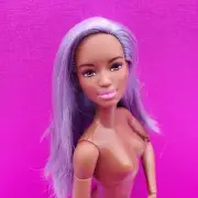 Barbie Hybrid Made To Move 11" AA Gorgeous Violet Lavender Hair