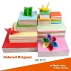 Decoration For DIY Square Origami Handmade Paper Hand-cut Paper Color Paper
