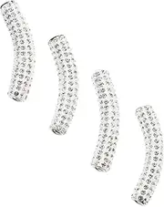 [LRXIYODE] Shoelace Decorative Buckle Rhinestone Women Ornament Bling Shoe Decoration Charm Sparkle Fashion Number Crystals Laces Gems Link Decorations Cute Accessories Metal White