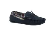 Cotswold Womens/Ladies Chatsworth Suede Moccasins (Navy) - UTFS10169
