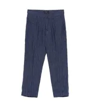 pinstriped trousers 14Y navy blue