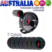 5" Inch (120MM) 12V 7 Color 11K RPM Tachometer Led Gauge+Shift Light Black