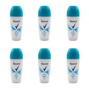 6x Rexona 50ml Antiperspirant Roll On Deodorant 48h Protection Shower Fresh
