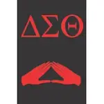 DELTA SIGMA THETA DST: SORORITY BLANK LINED JOURNAL NOTEBOOK 6