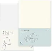 DESIGNPHIL 15295006 Midori Notebook, MD Notebook, A5, Graph Ruled + Notebook Cover