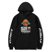 Cobra Kai Karate Kid Hoodie Anime Cartoon Anime Harajuku Graphic Kawaii For Couple's Men's Women's Adults' Back To School Hot Stamping