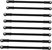 GRIRIW 8pc Aluminum Alloy Rc Car Pull Rods 313mm Length Fit for Scx10 90046/90047 and 1/10 Scale Models