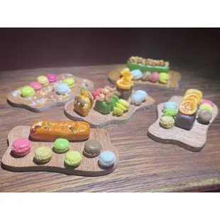 【泡泡泡屋】 RAINBOW 超精密 ARDEUR甜點 木板上的馬卡龍 模型 扭蛋 禮物