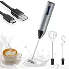 Electric Milk Frother Egg Beater USB C Rechargeable for Coffee
