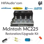 McIntosh MC225 amplifier restoration cap repair upgrade rebuild kit capacitor